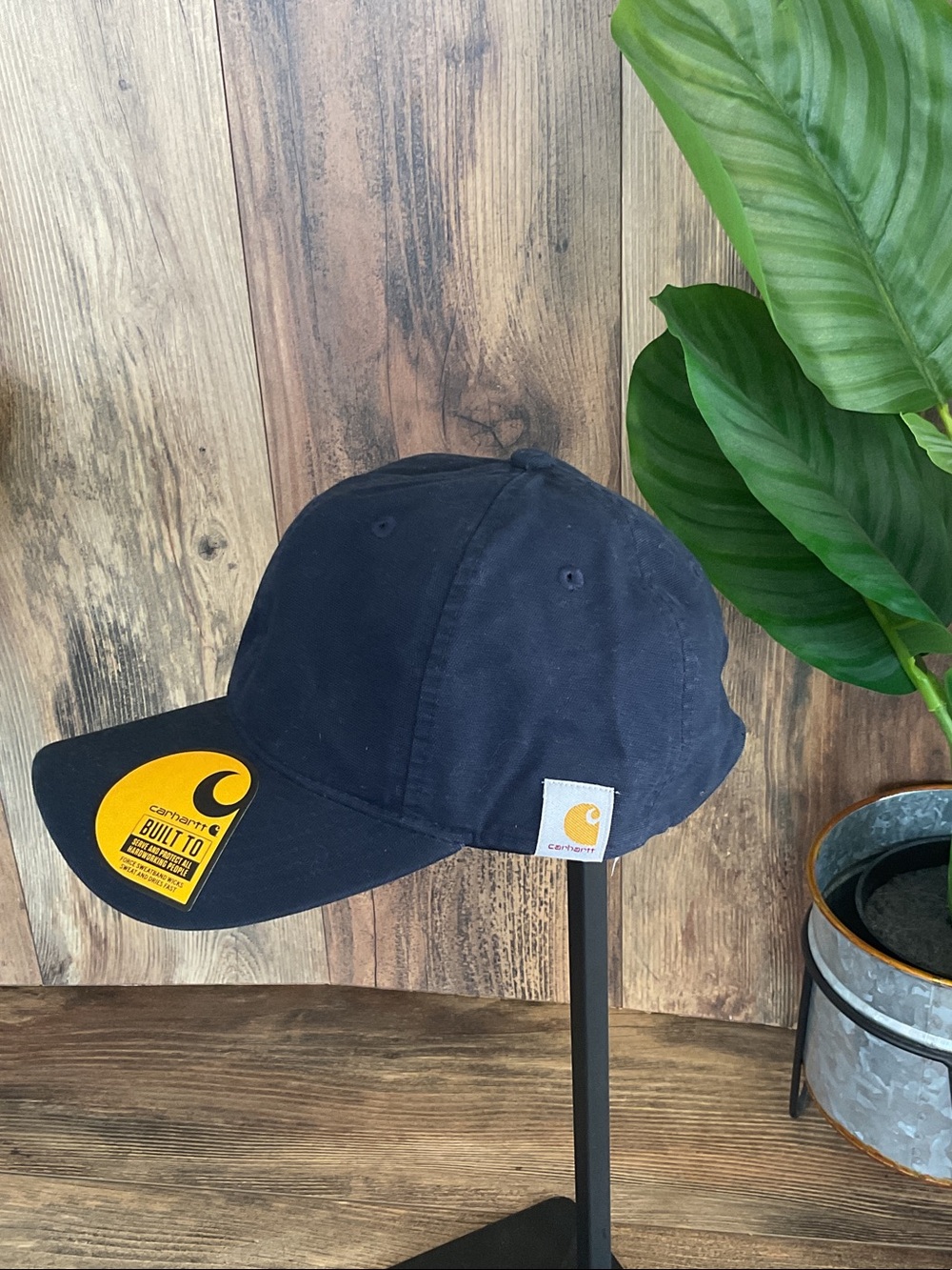 Carhartt Dark Navy Baseball Hat with Logo Patch